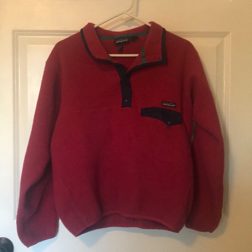 Cranberry Patagonia quarter zip size medium